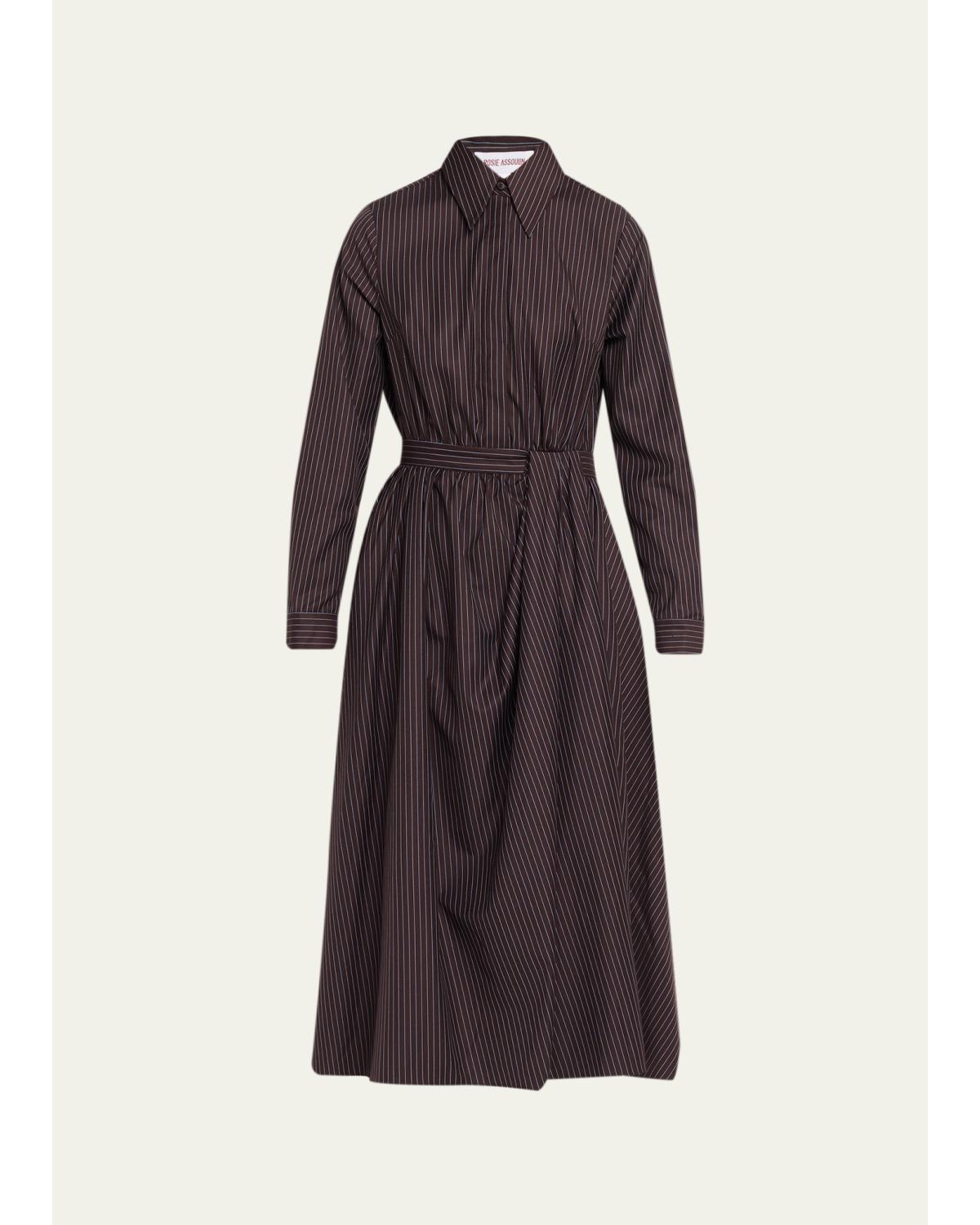 Nip/Tuck Pinstripe Shirtdress