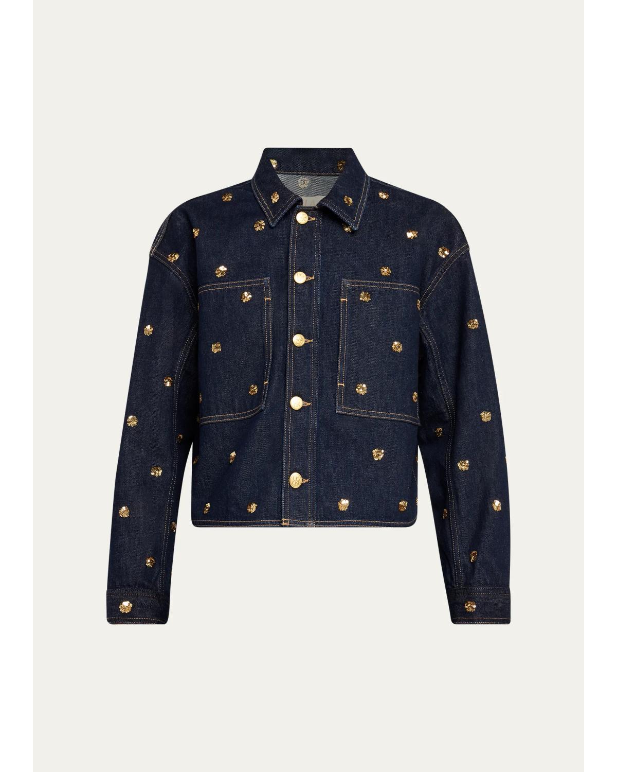 The Bobbie Embellished Denim Jacket