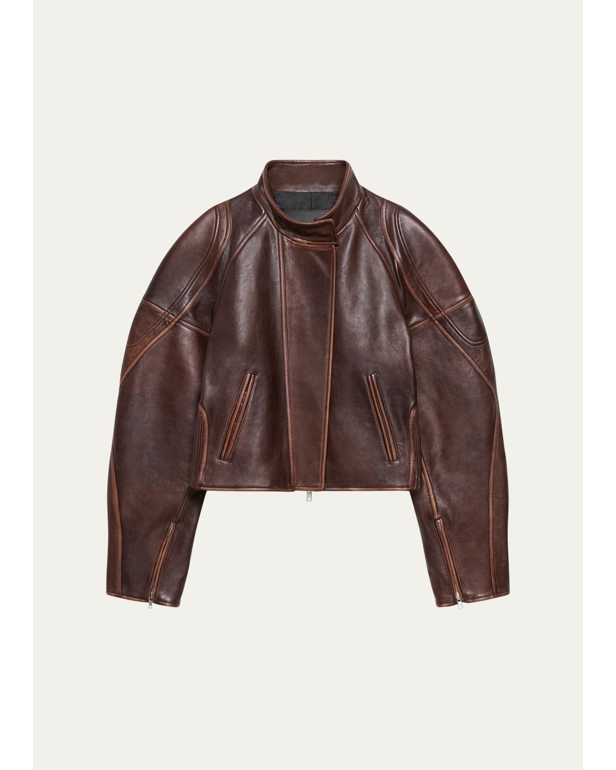 Leather Saddle Jacket