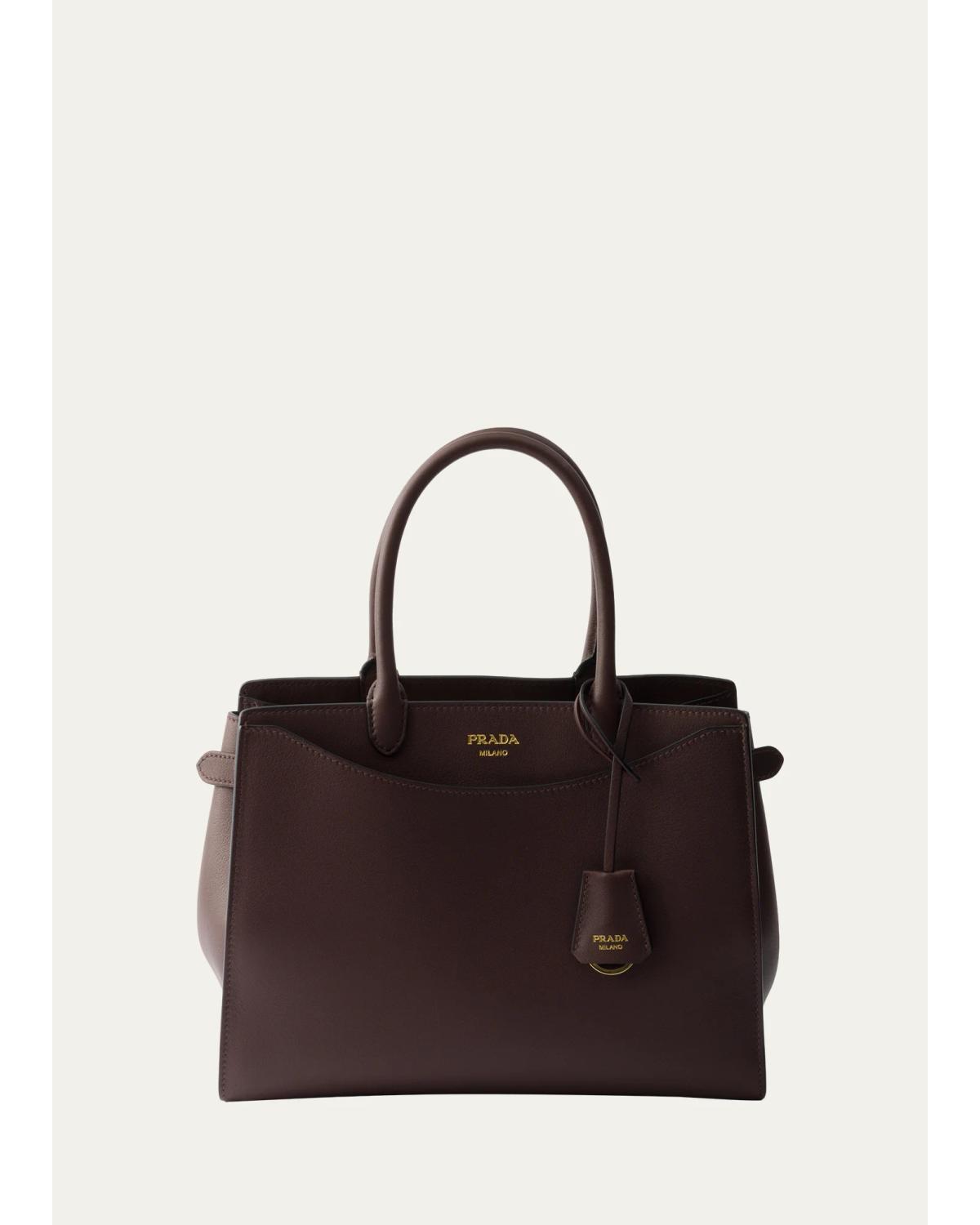 Prelude Leather Top Handle Bag