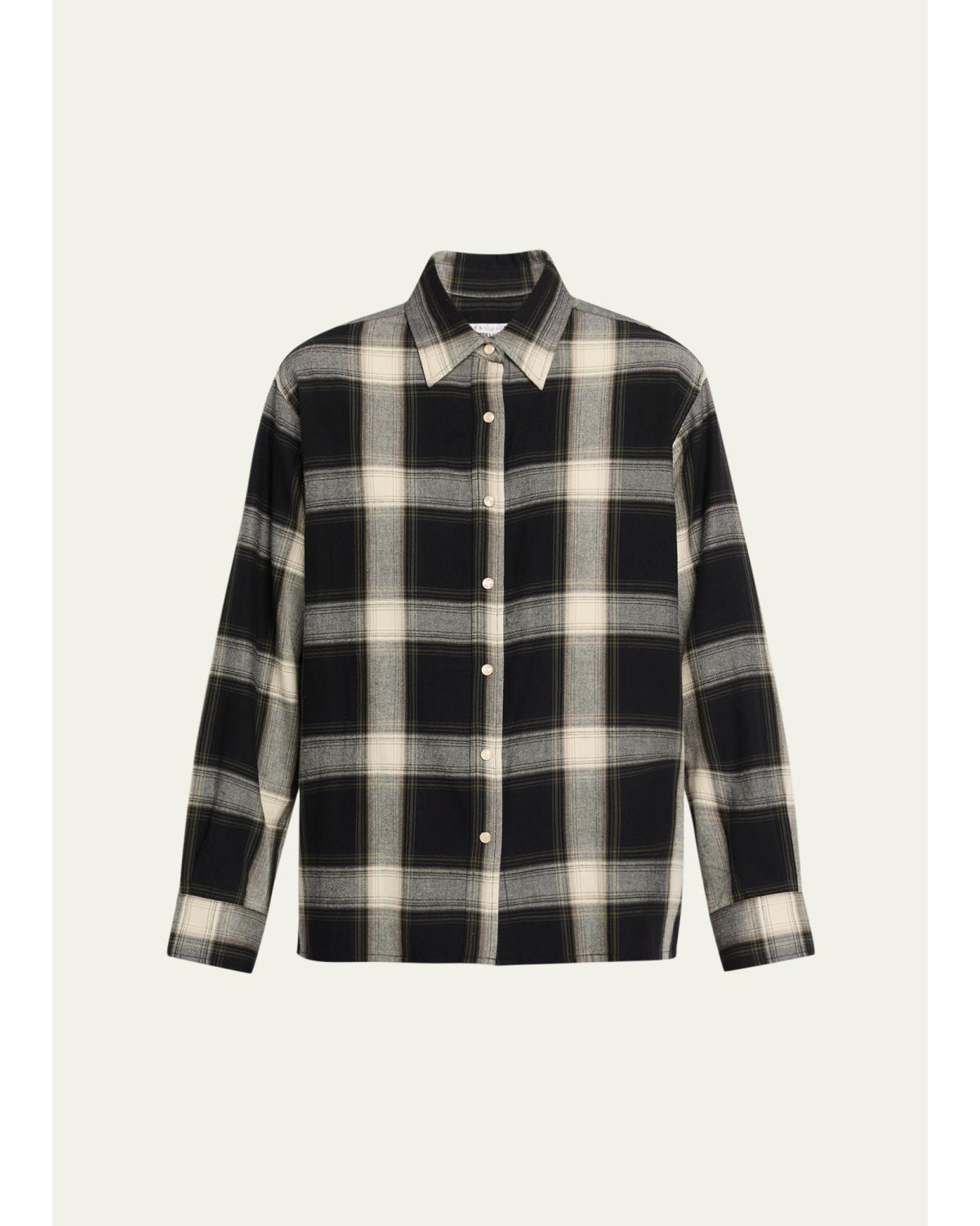 Noon Plaid Flannel Shirt