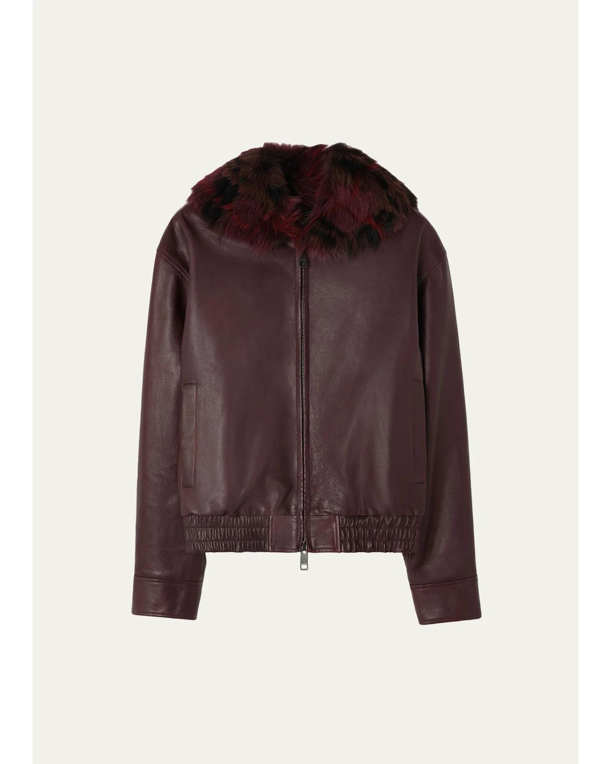 Men'S Latchford Shearling-Collar Jacket
