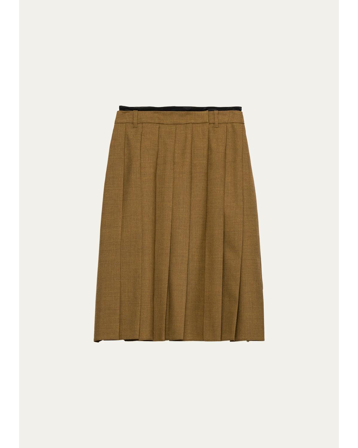 Pleated Midi