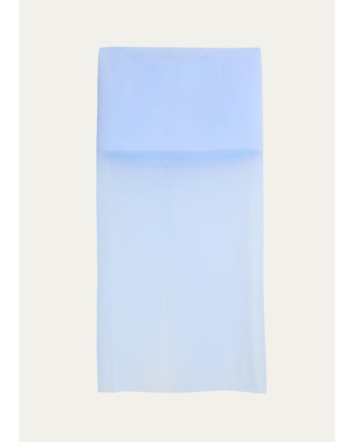 Low-Waist Sheer Maxi