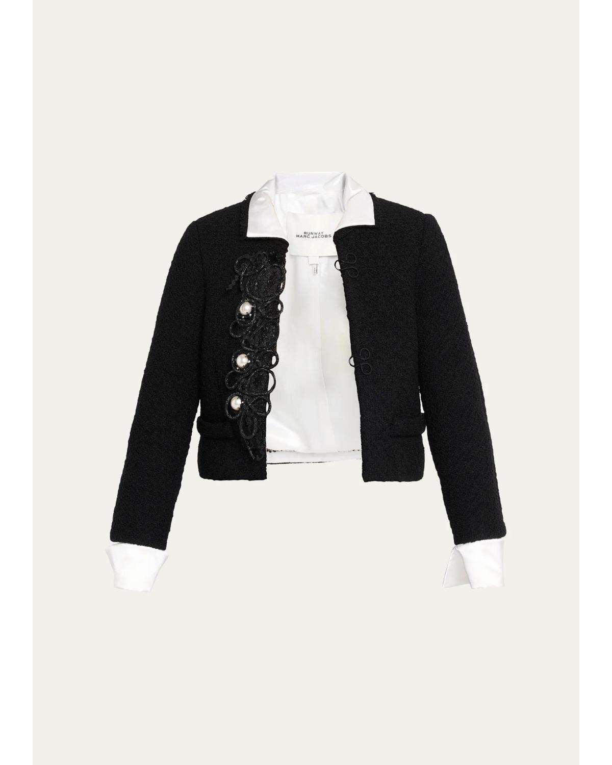 Tweed Virgin-Wool Blend Jacket