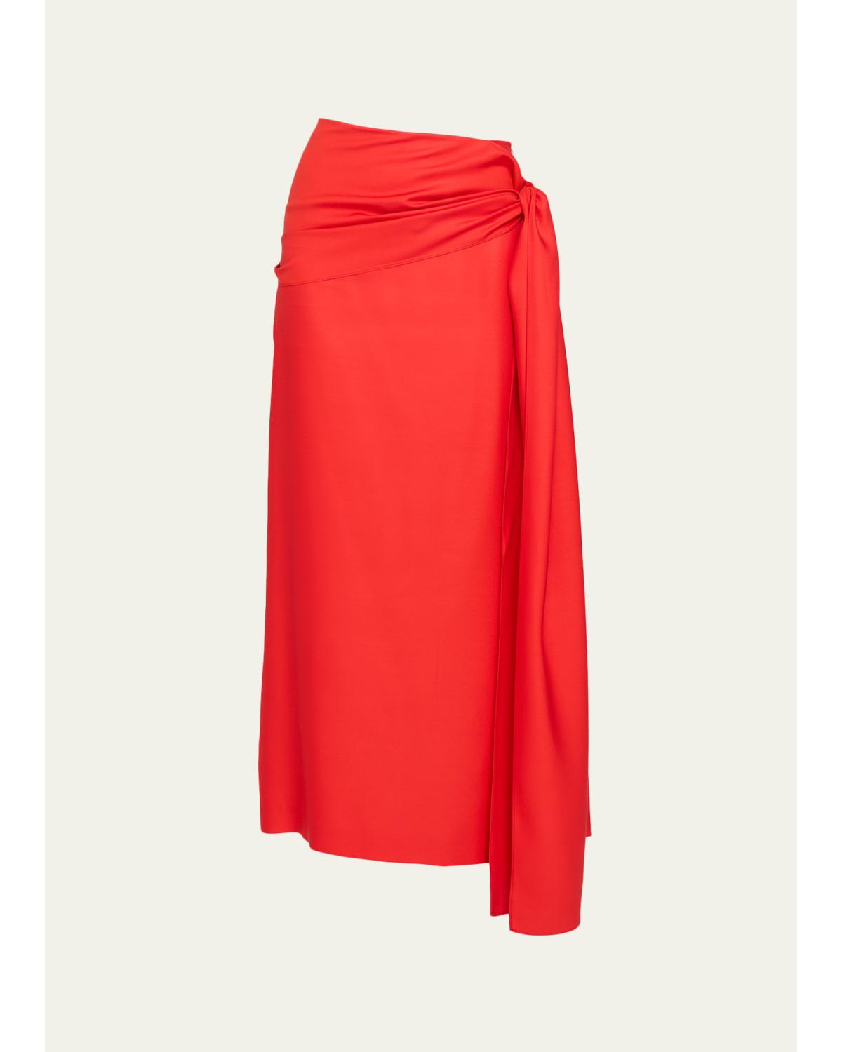 Helena Knotted Wrap Maxi