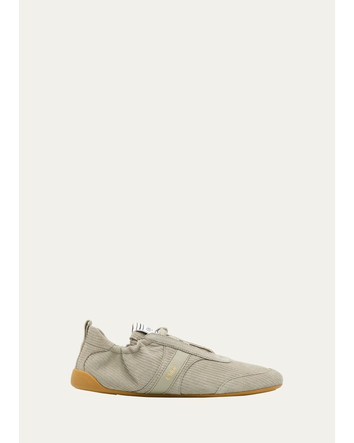 Kick Corduroy Low-Top Sneakers