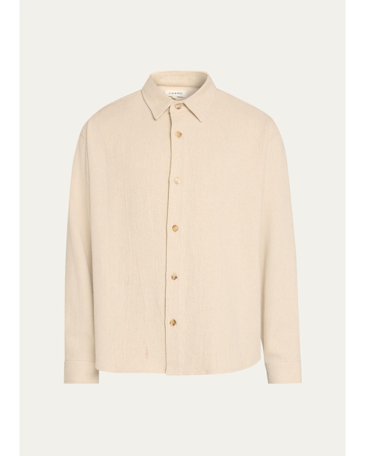 Textured Cotton-Blend Shirt