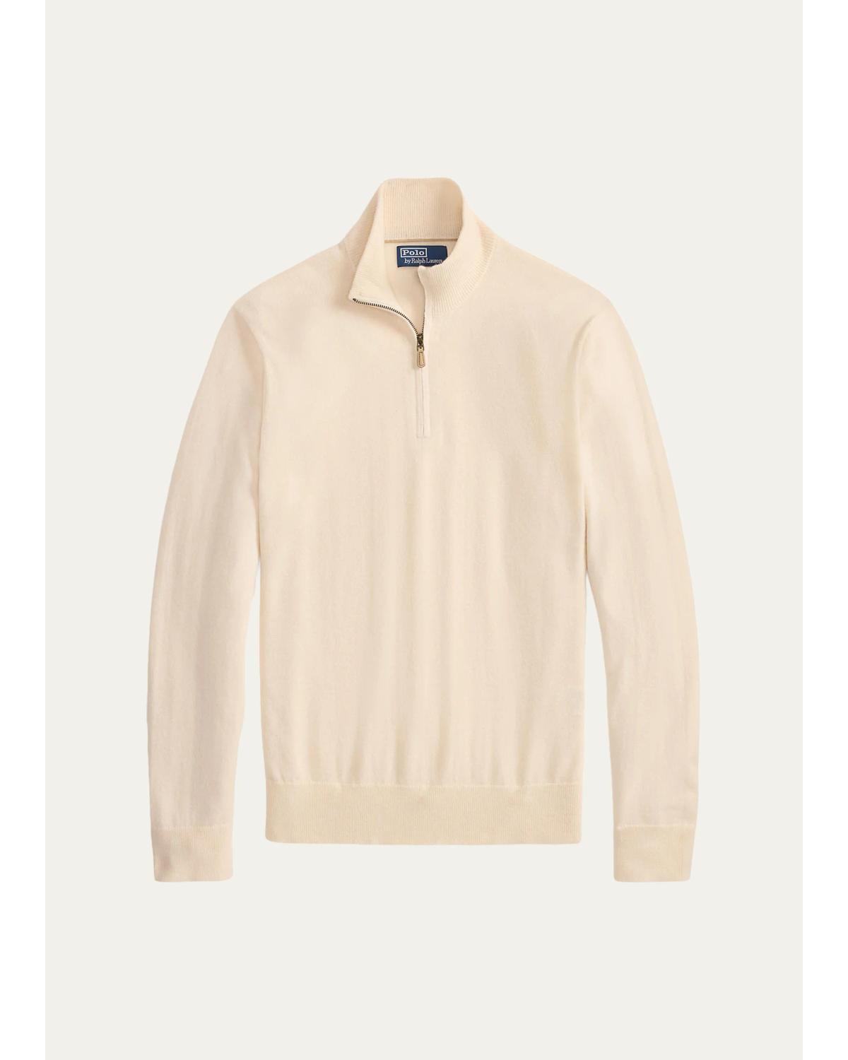 Cashmere Quarter-Zip Sweater