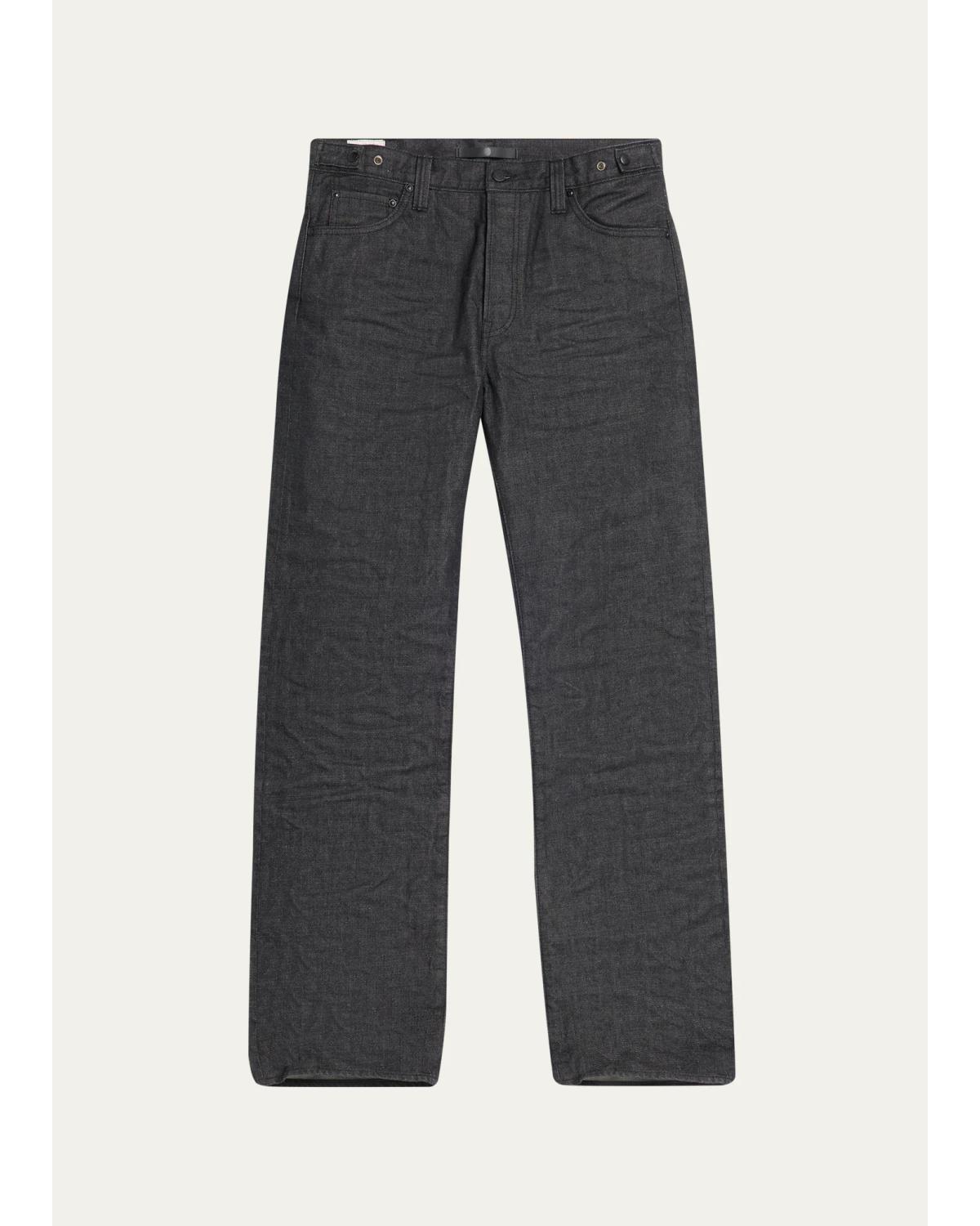 Men'S Straight-Leg Cotton Jeans