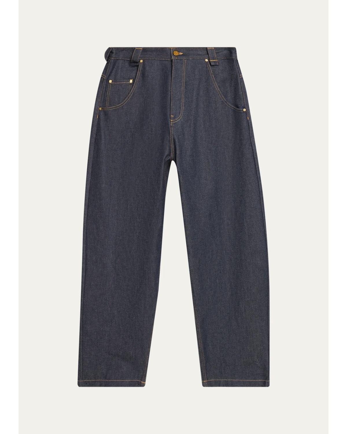 Men'S True Badboy Wide-Leg Denim Jeans