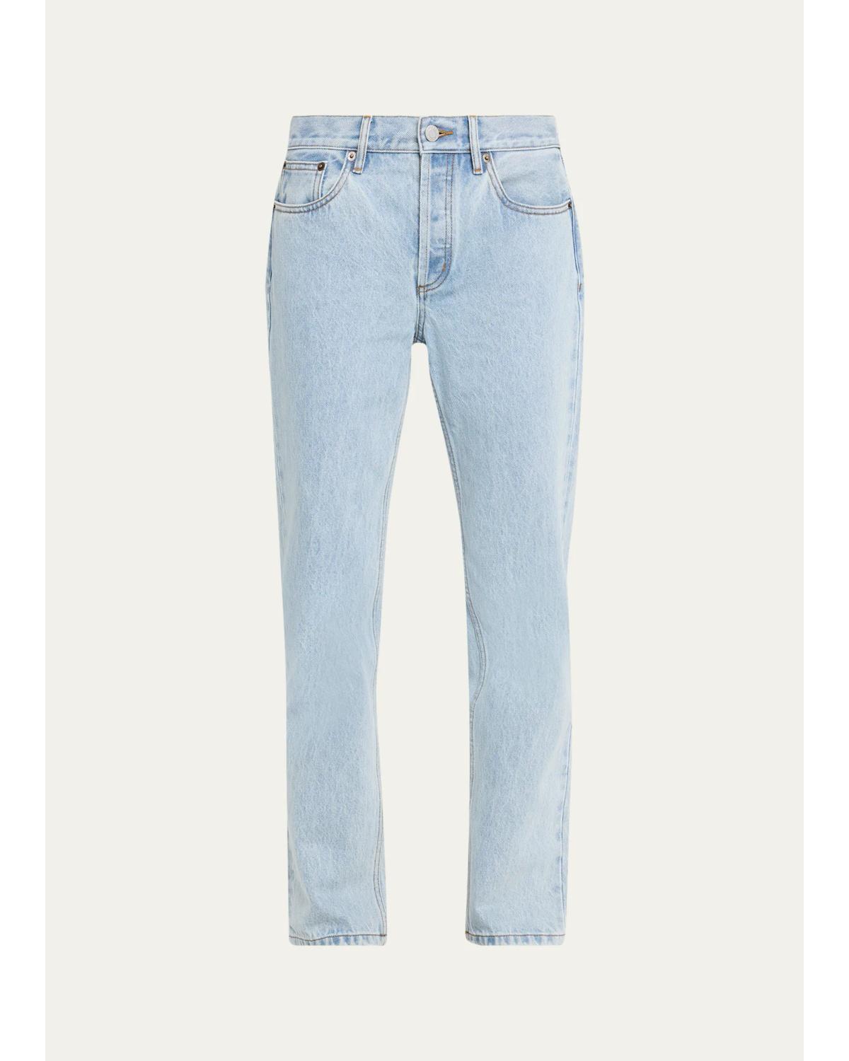 Still Here Life Vintage Denim Straight-leg Jeans In Vintage Blue