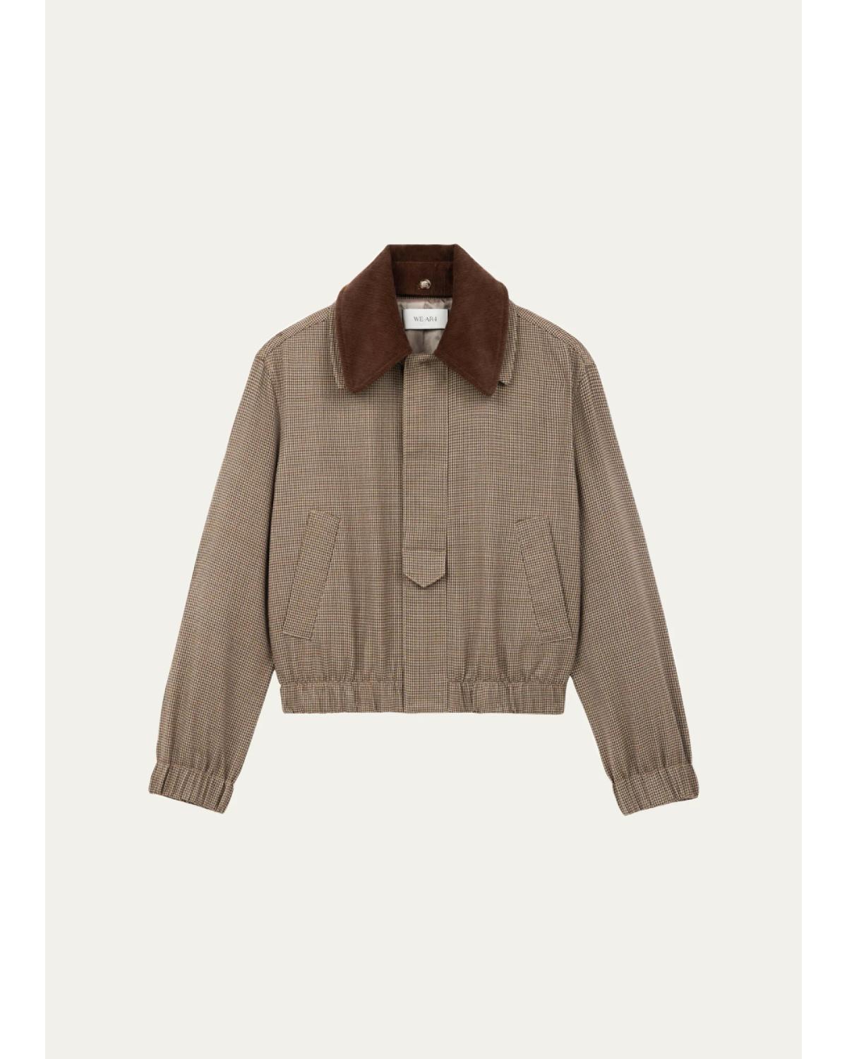 The Oxford Houndstooth Bomber Jacket