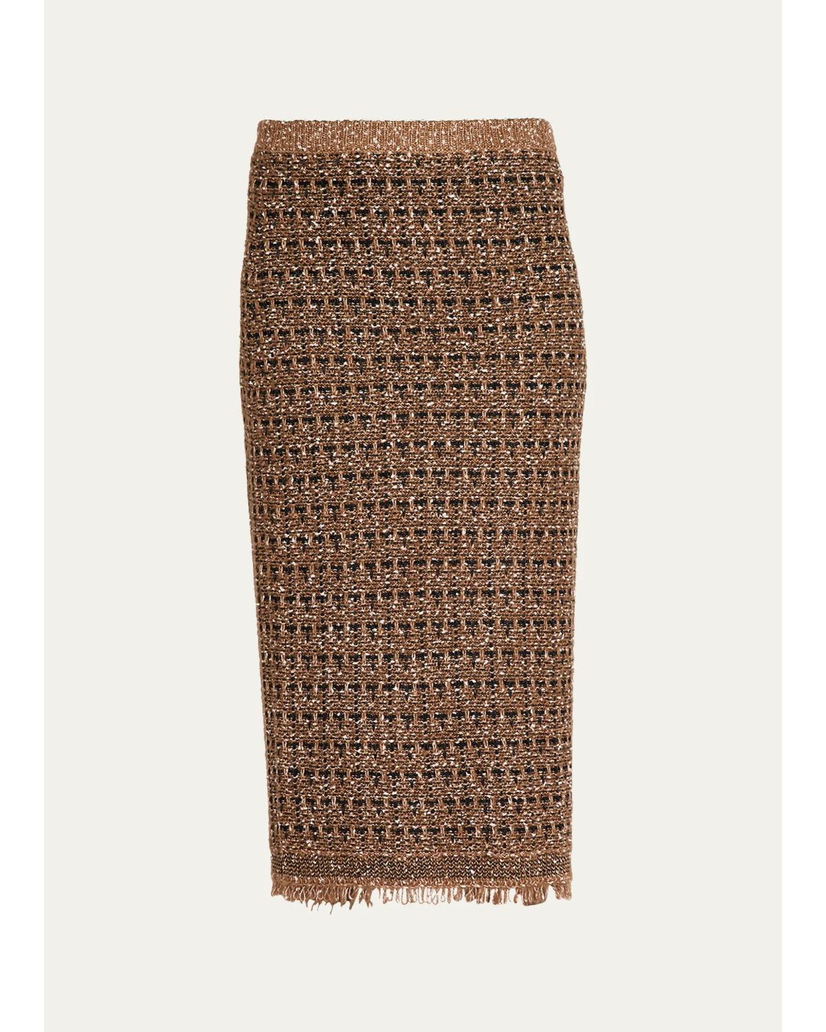 Juliette Metallic Tweed Midi