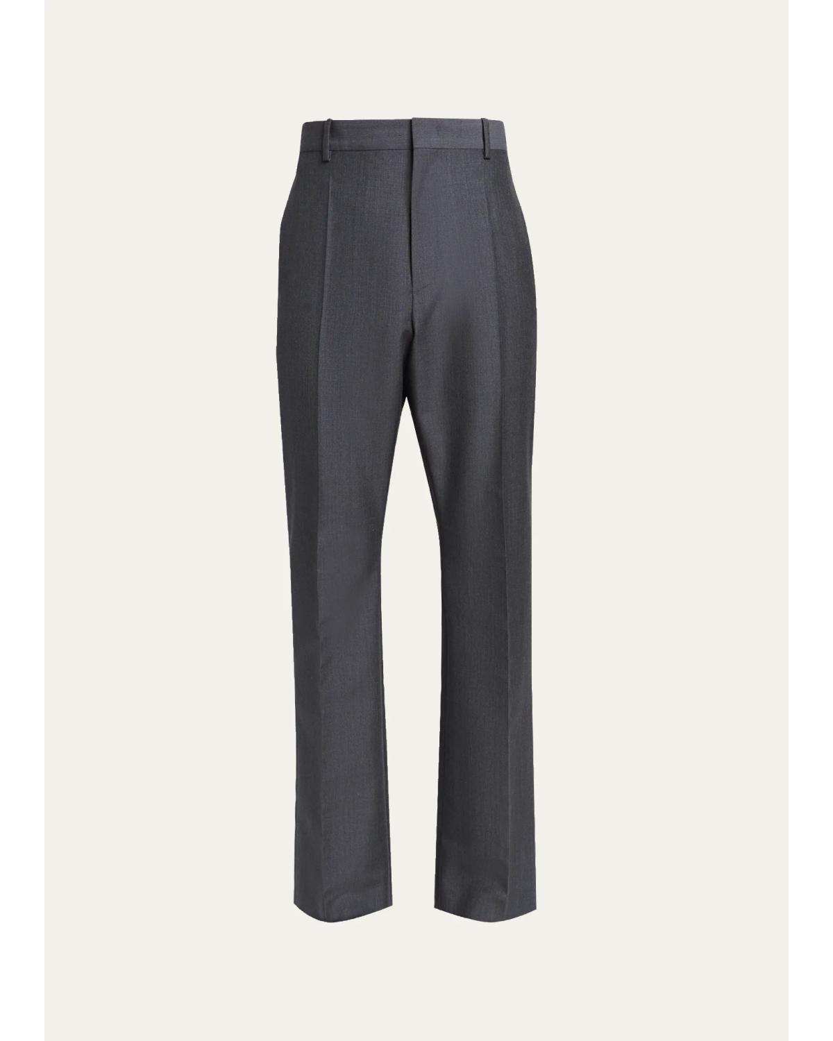 & Mohair Pants Wool
