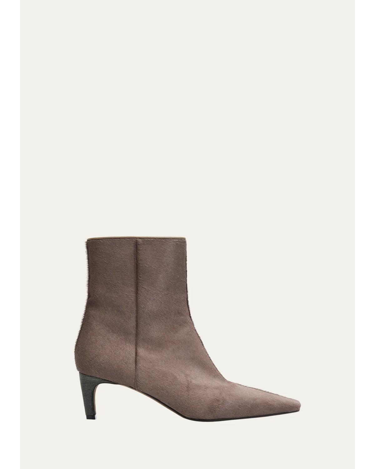 50Mm Monili-Heel Ankle Boots