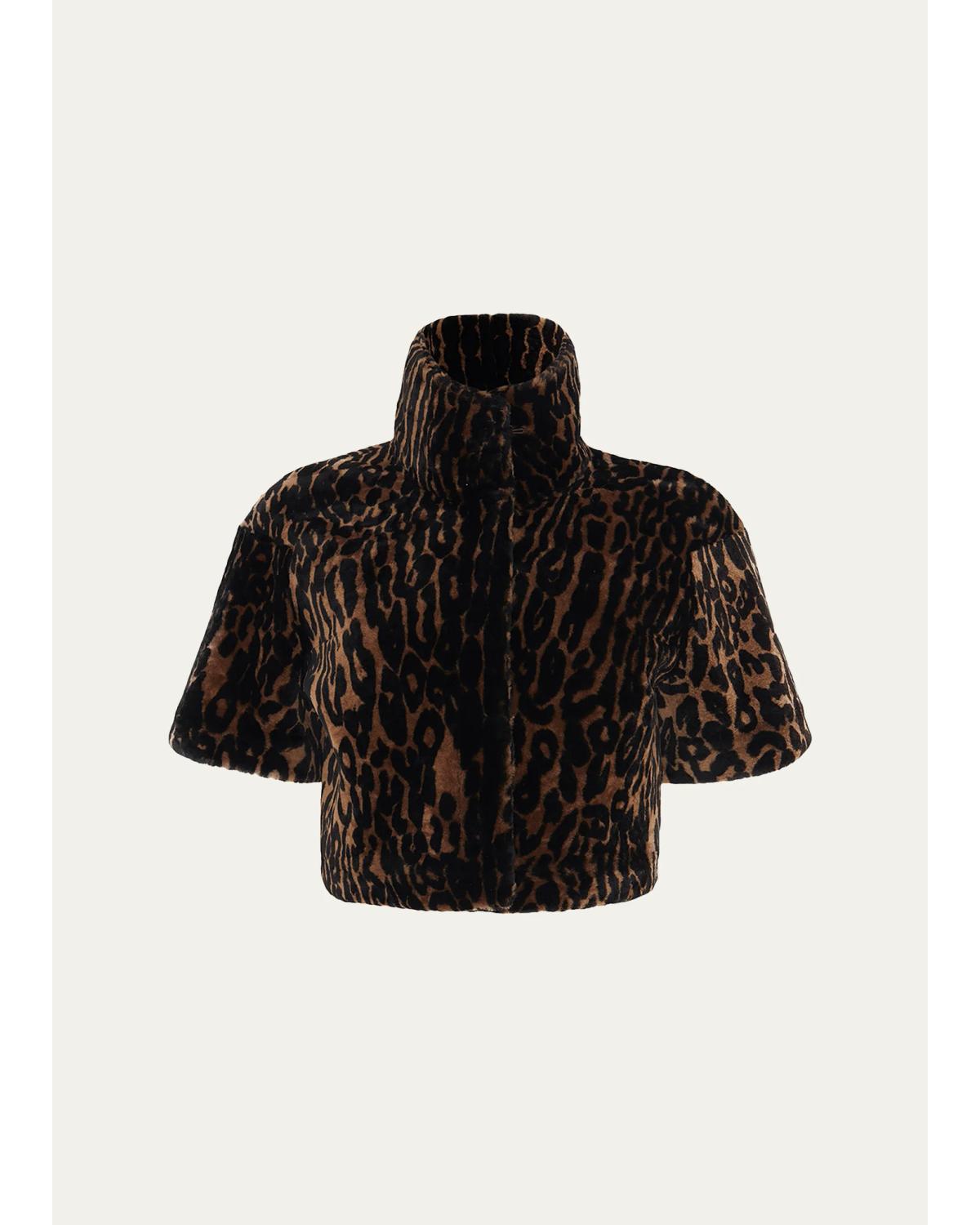Reversible Select Shearling Bolero