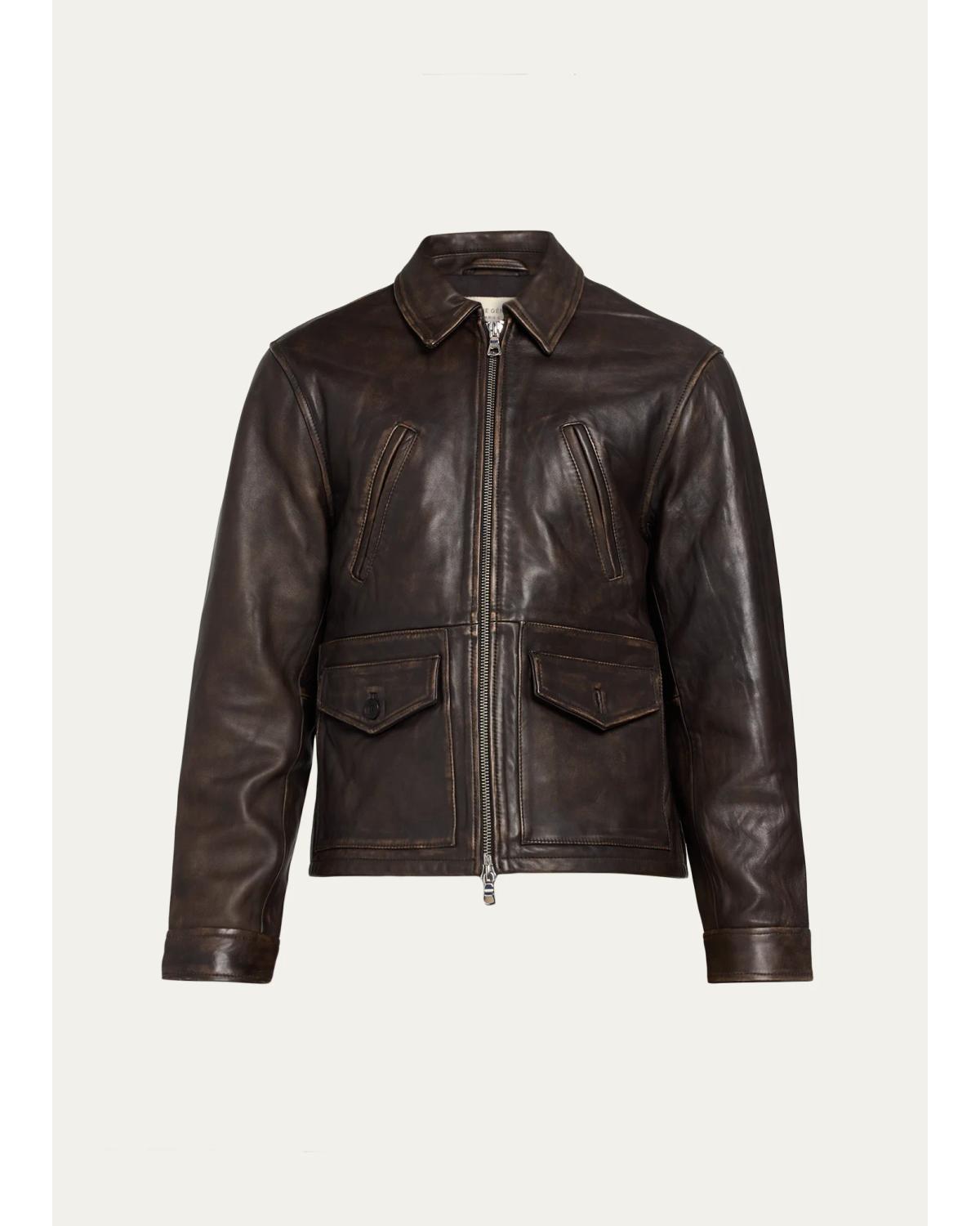 Men'S Vintage-Effect Jacket