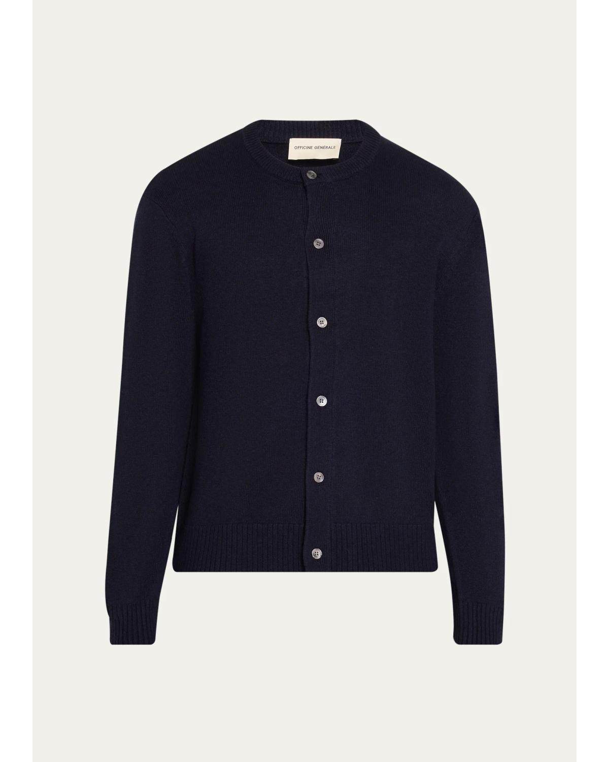 Men'S Wool & Cashmere Cardigan