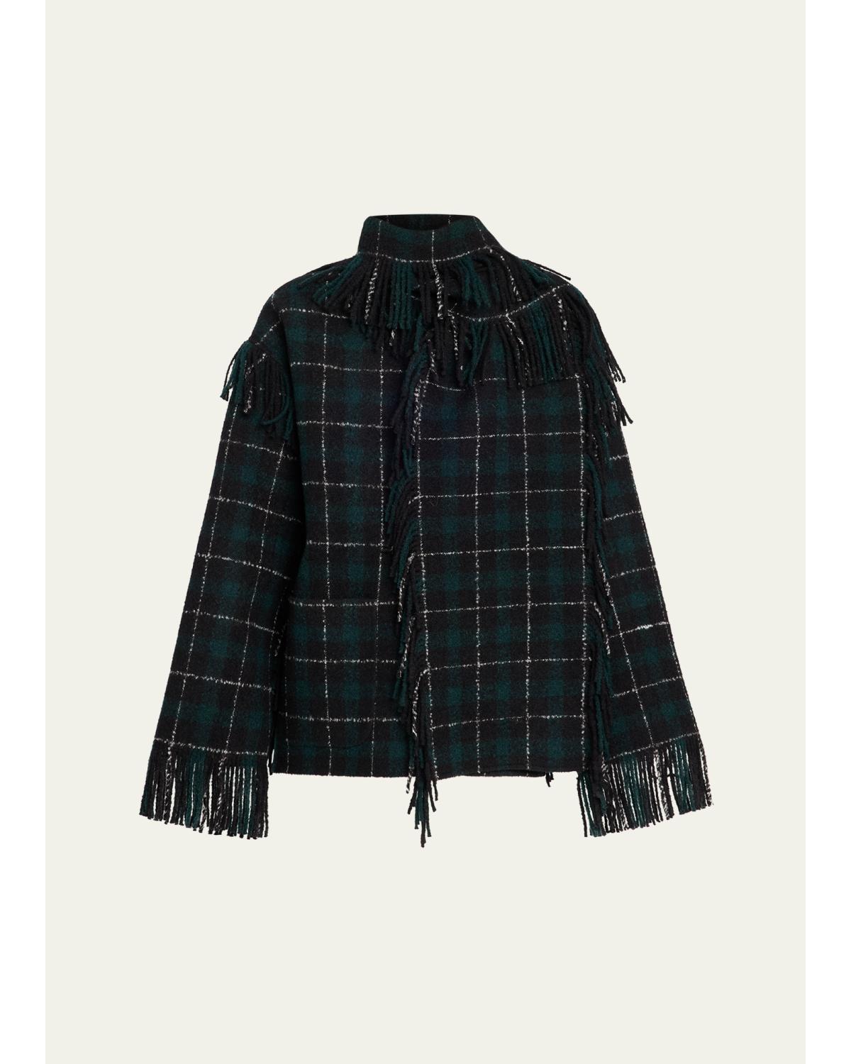 Fringed Scarf Jacket