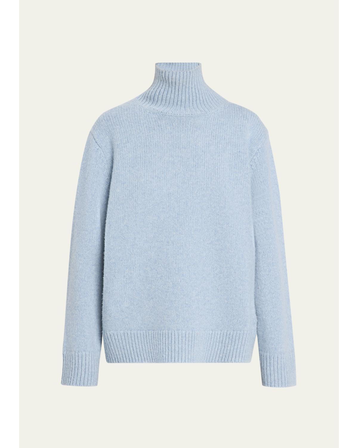 Oversized Wool Turtleneck Sweater
