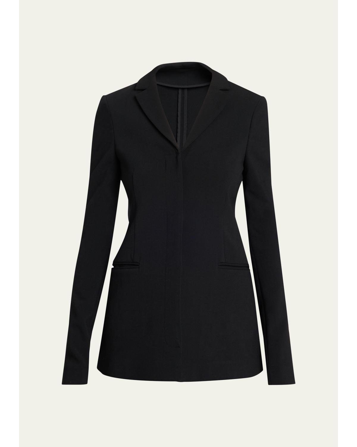 Slim Single-Breasted Blazer