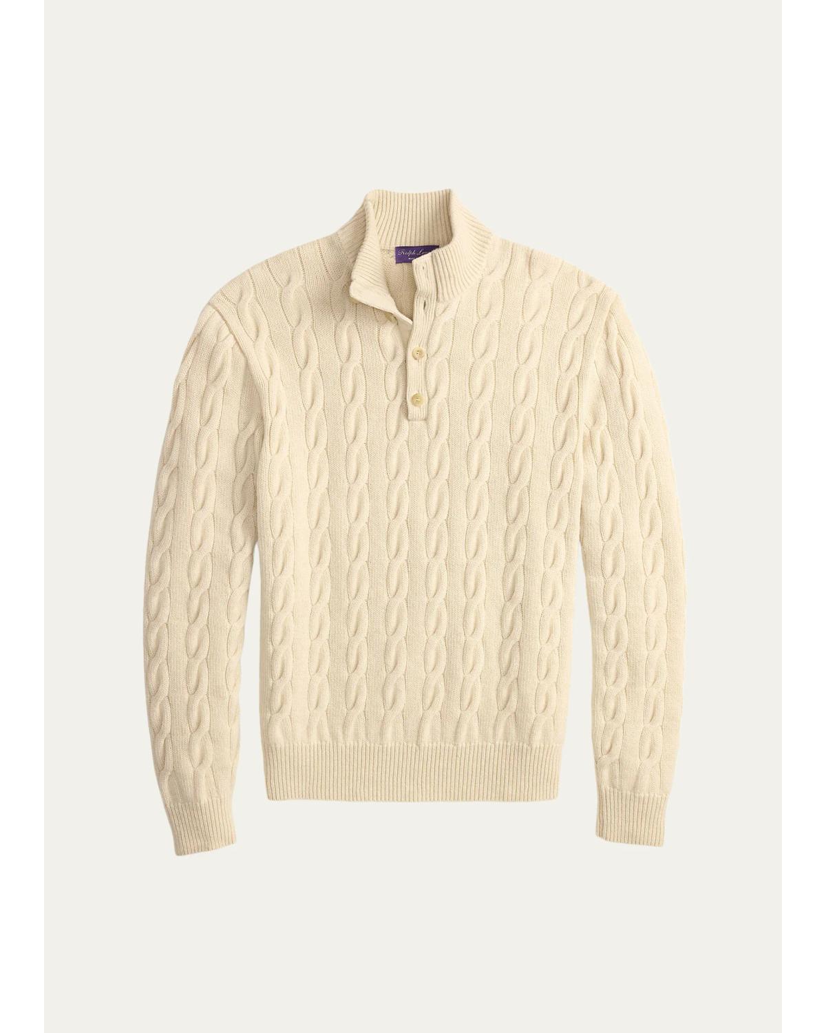 Cable-Knit Cashmere Sweater