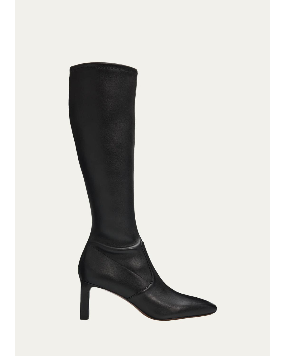 65Mm Violette Stretch Knee-High Boots