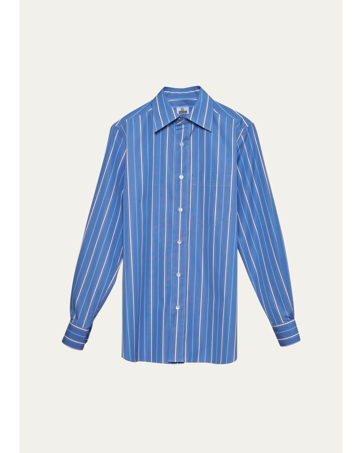 Cotton Poplin New Work Button-Down Shirt