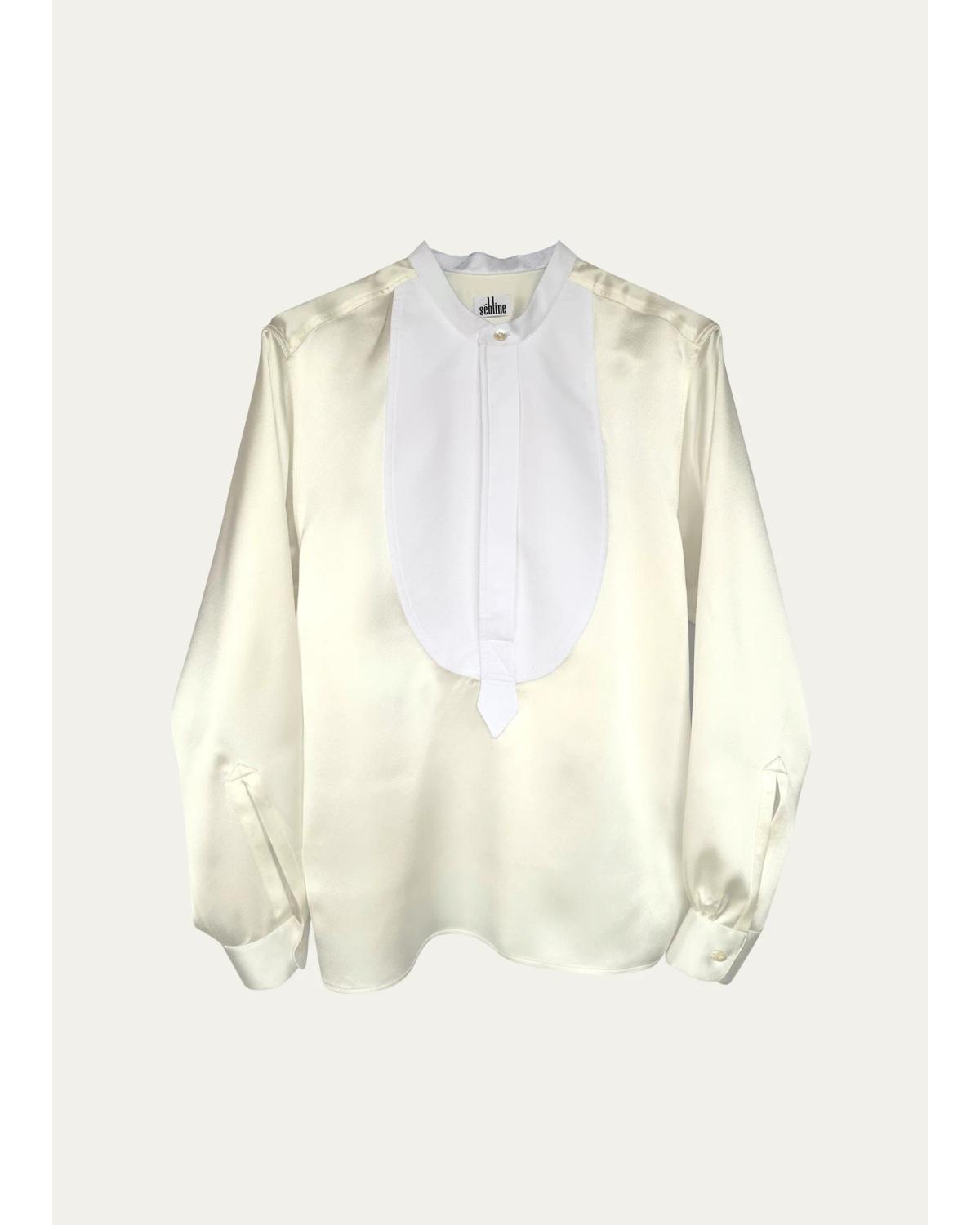 Painter Cotton Poplin Bib Shirt