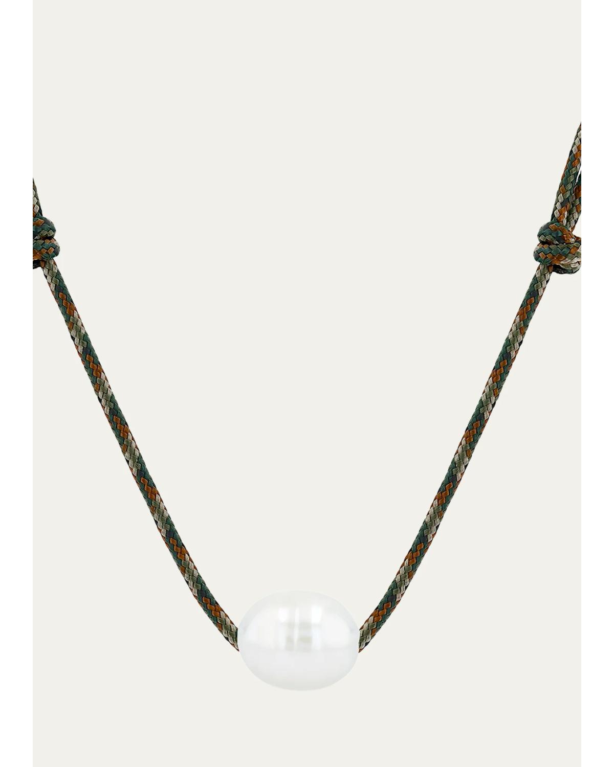 Zoë Chicco Medium Baroque Pearl Paracord Necklace