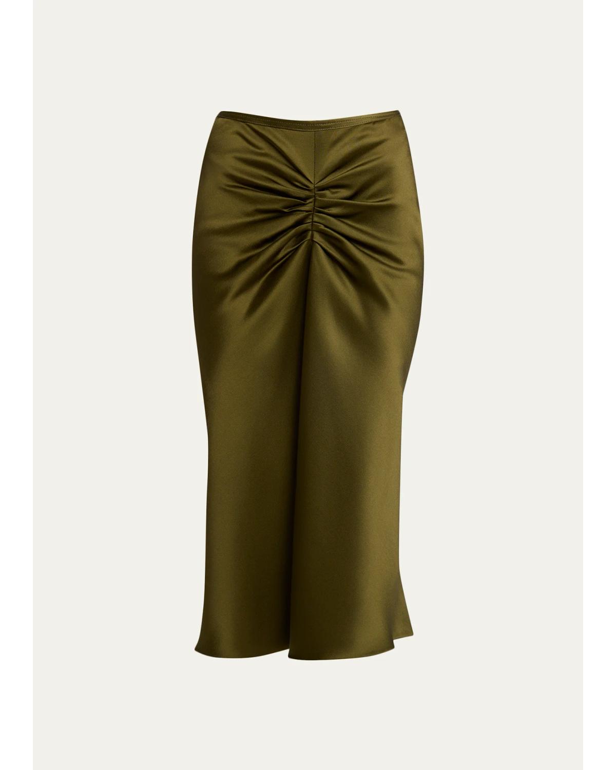 Bela Gathered Waist Midi