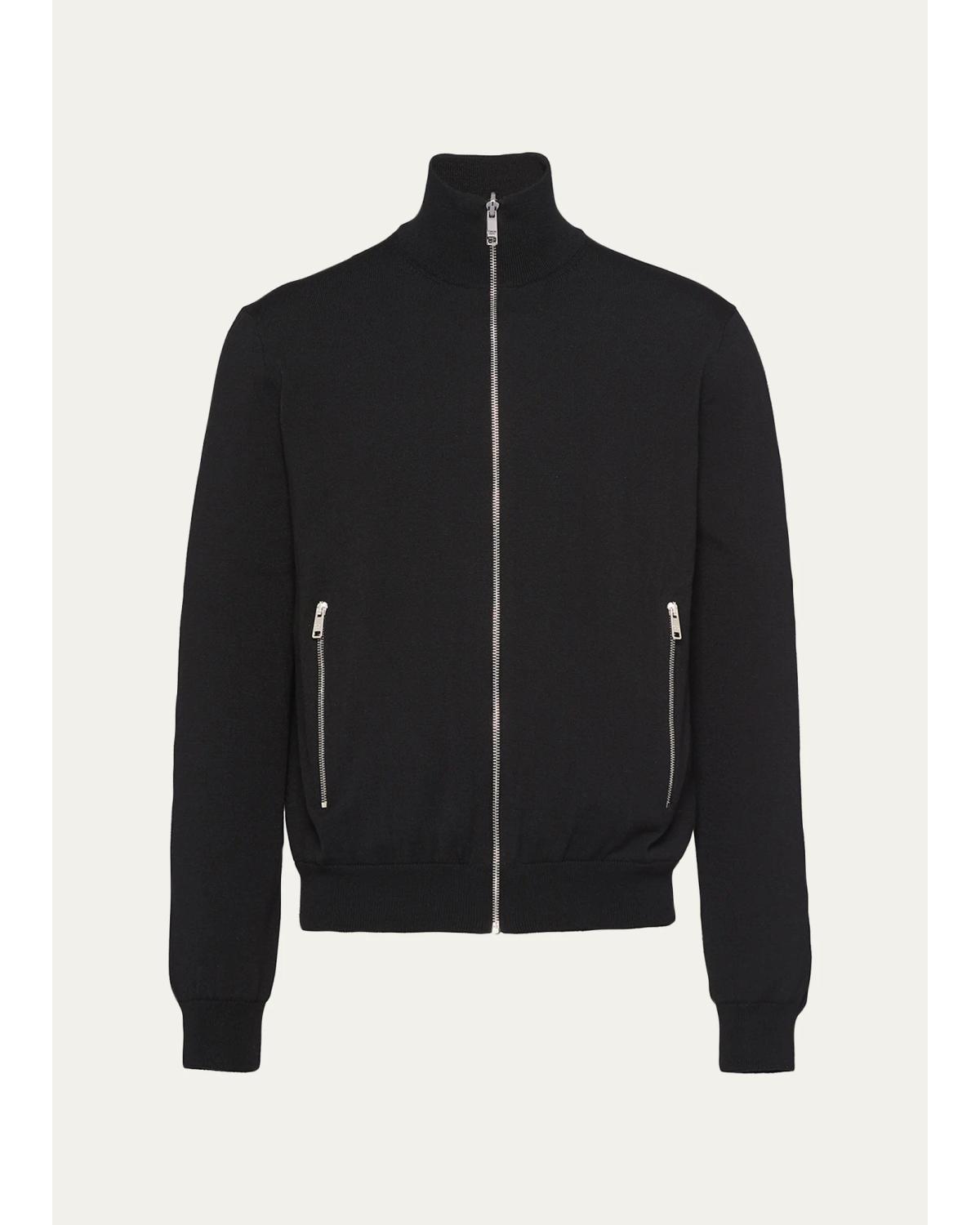 Men'S Re-Nylon Wool Bomber Jacket