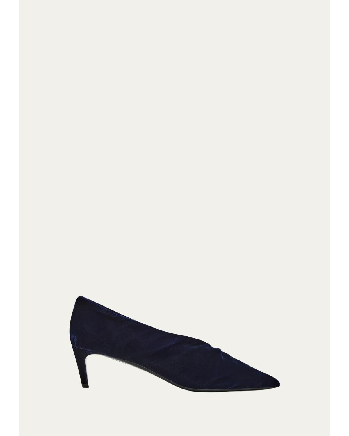 Miriam 50Mm Velvet Pumps