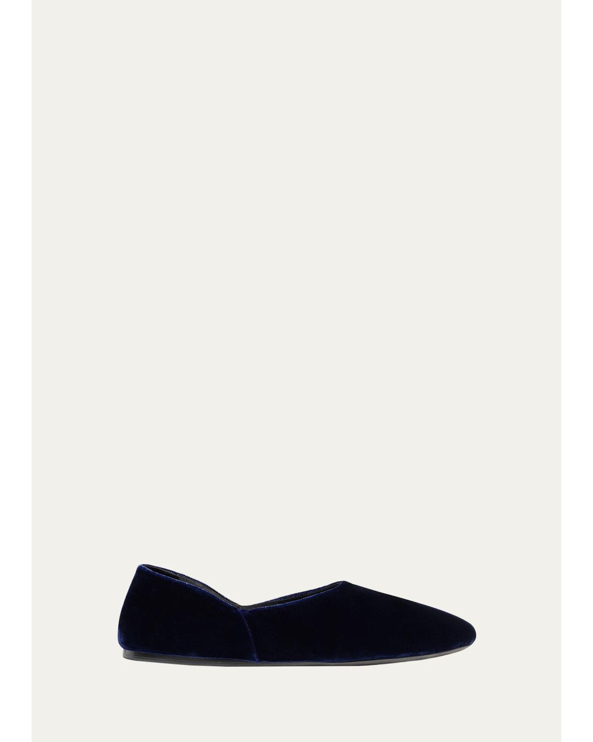 Velvet Mary Janes