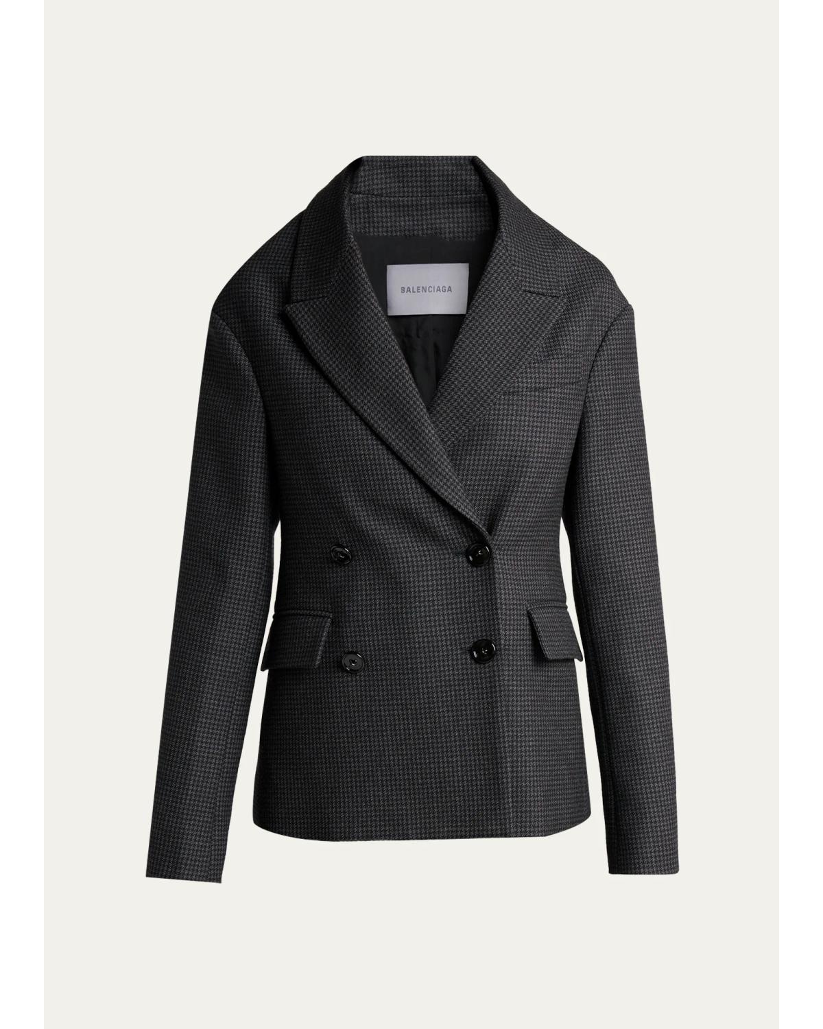Stola Wool Houndstooth Jacket