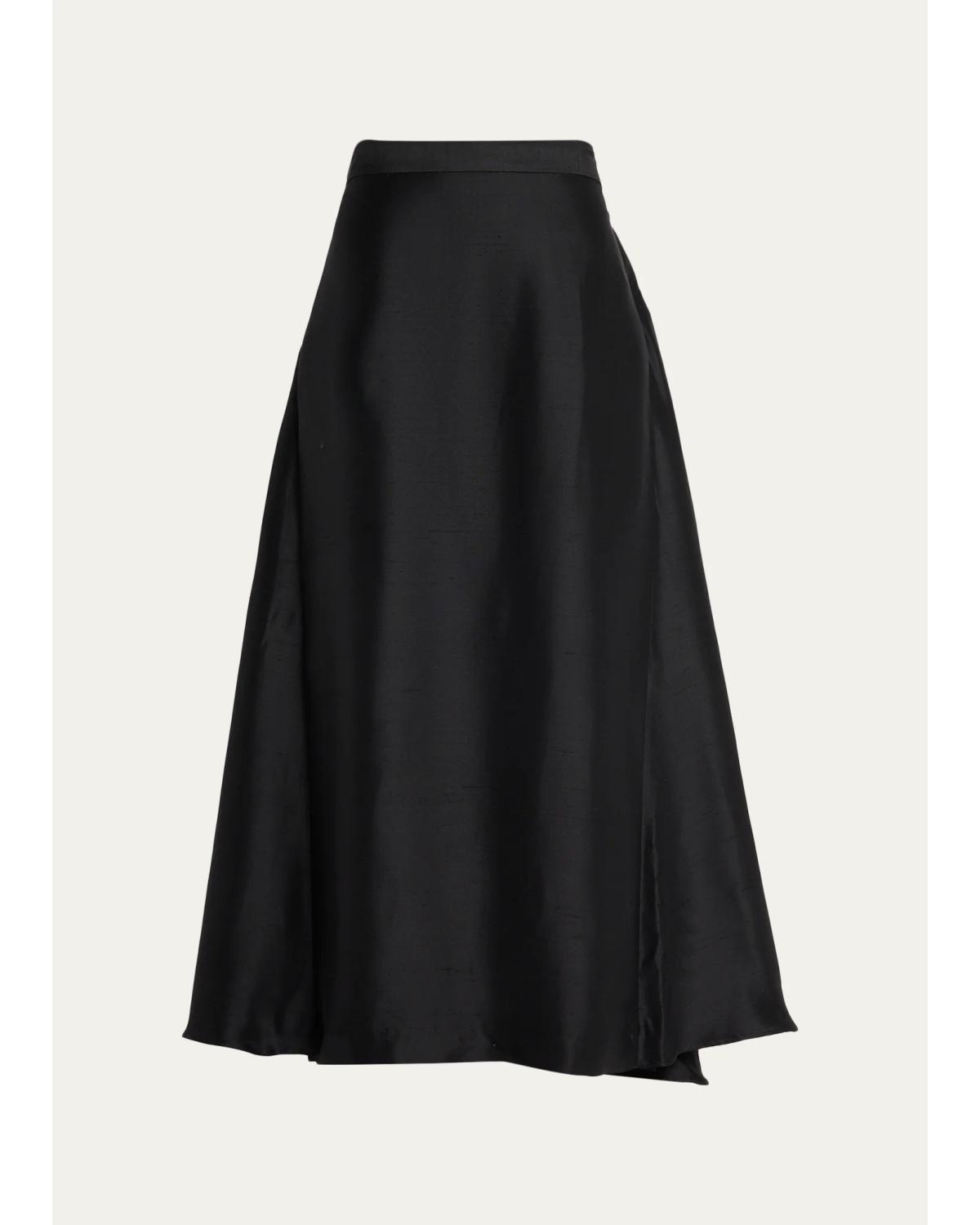 Viola Silk Shantung Full Midi