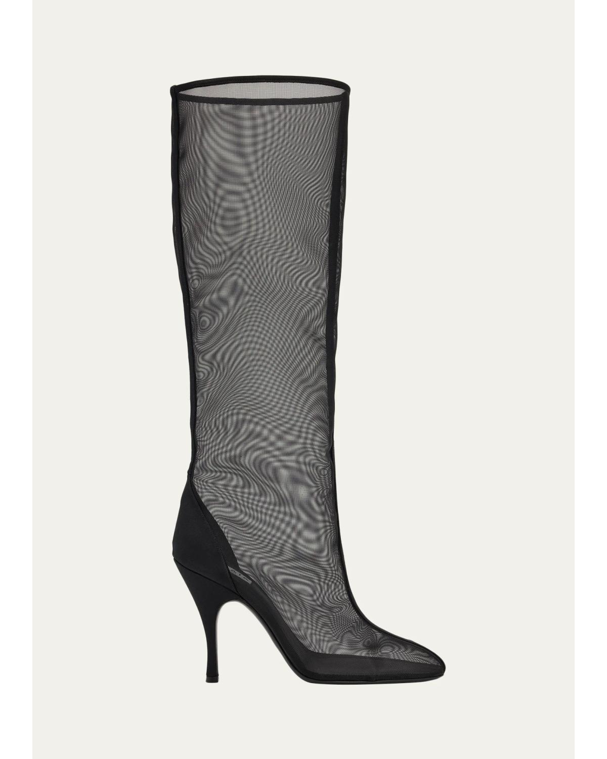 100Mm Knee-High Boots