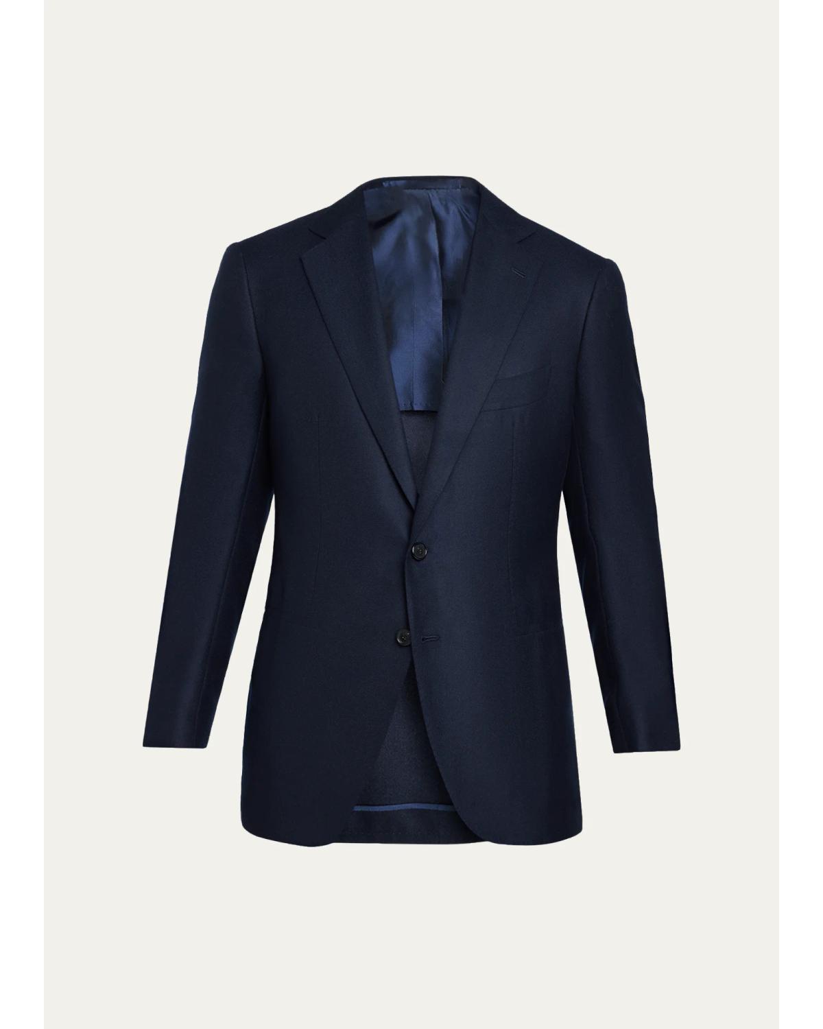 Men'S Cashmere Hopsack Single-Breasted Sport Coat