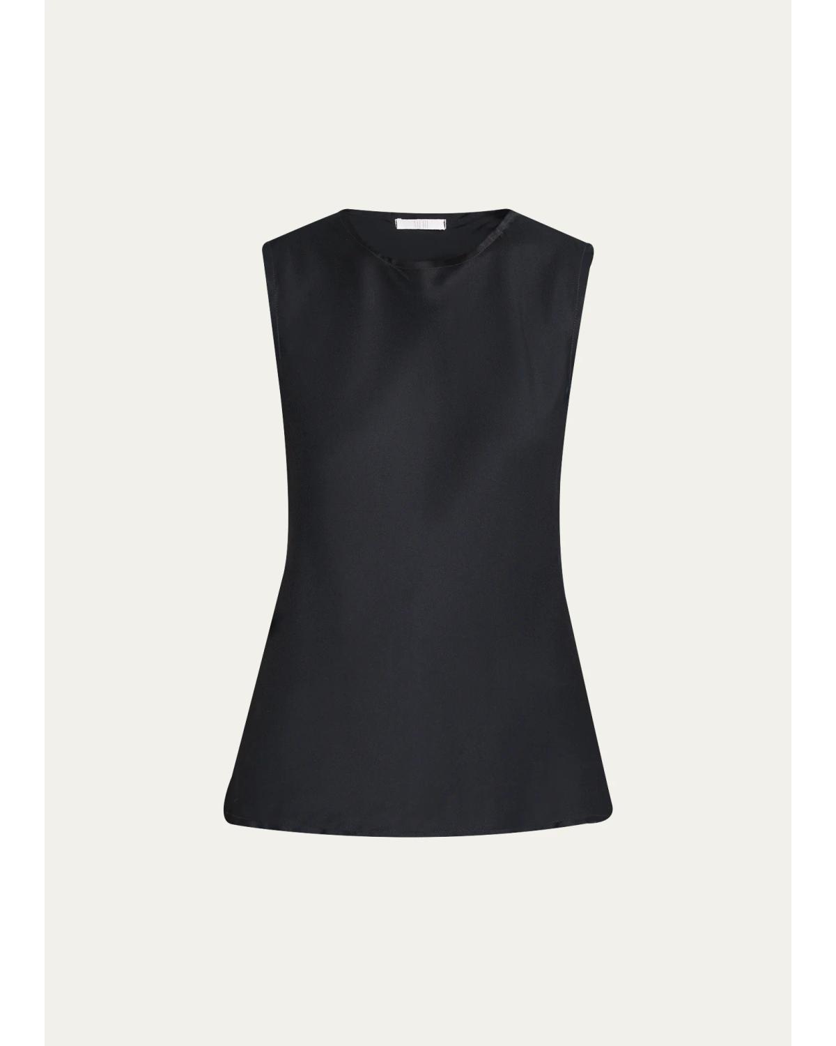 Carine Silk Sleeveless Top
