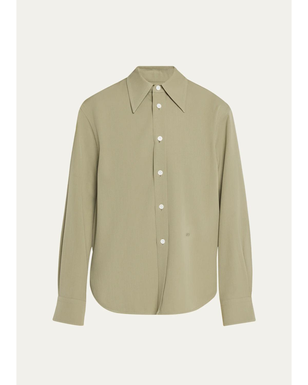 Twill Button-Down Shirt