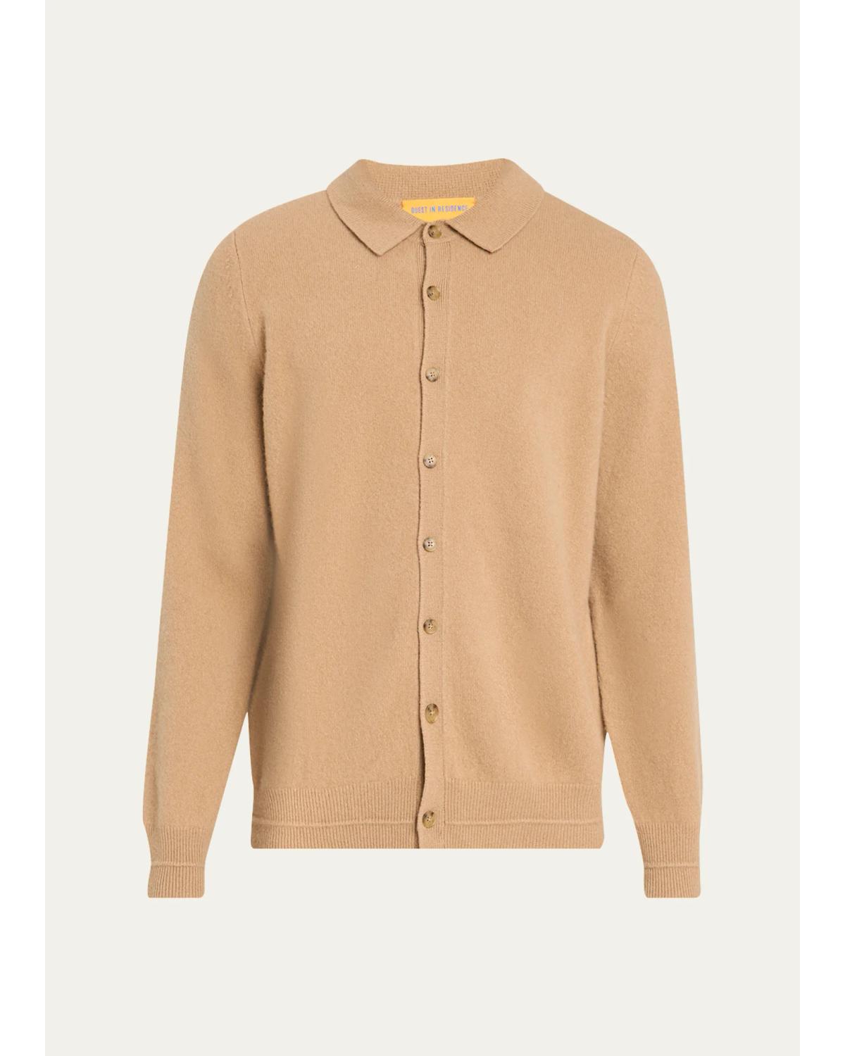 Men'S Solid Cashmere & Shirt