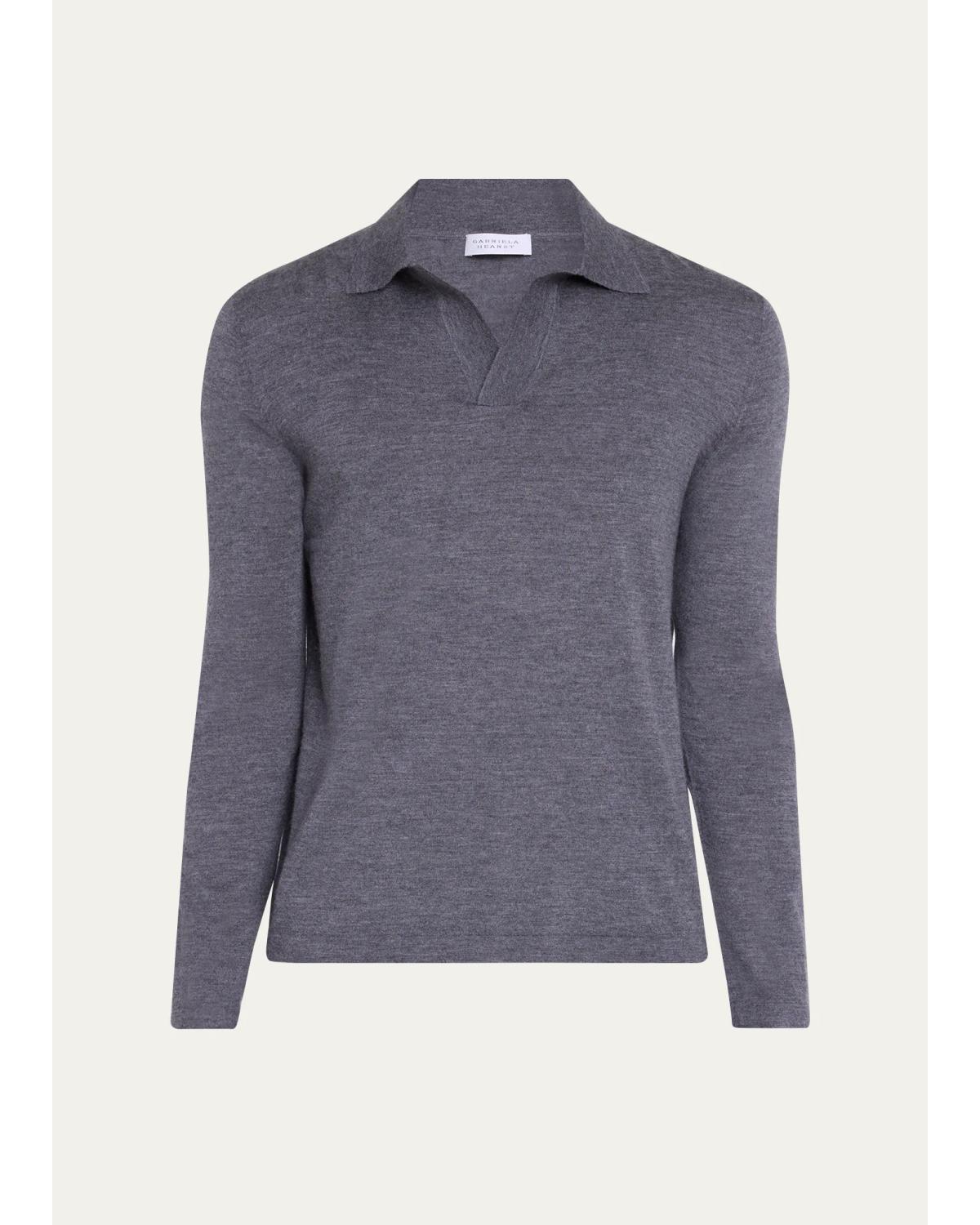 Men'S Frome Cashmere Polo Shirt