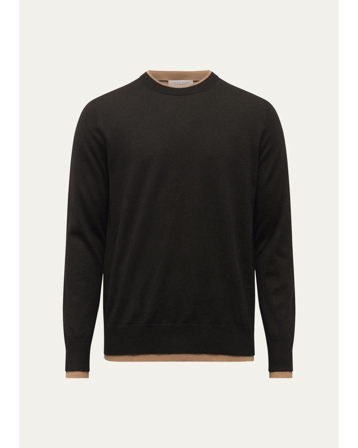 Wells Wool-Silk Sweater