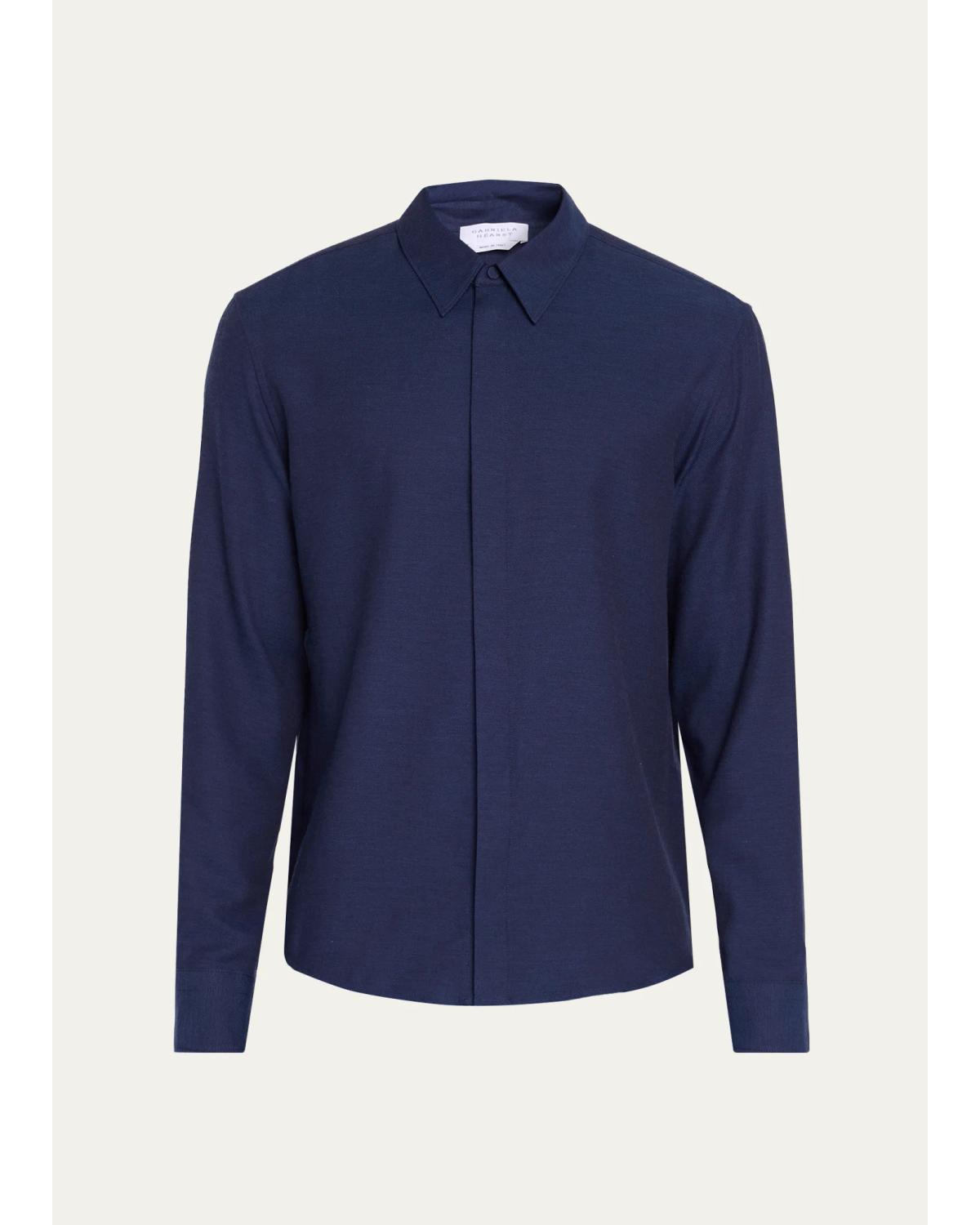 Men'S Cotton & Cashmere Shirt
