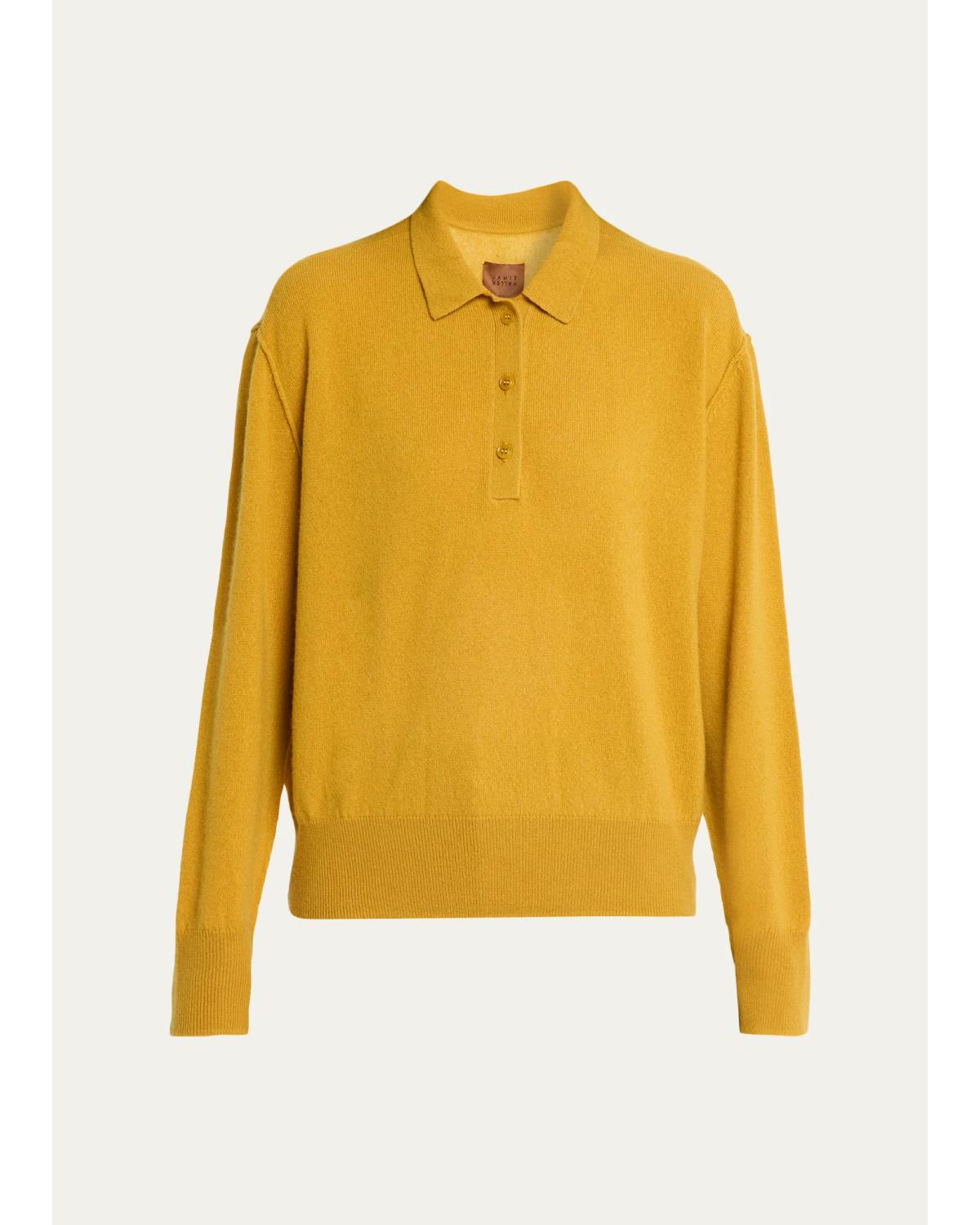 The Cashmere Polo Sweater