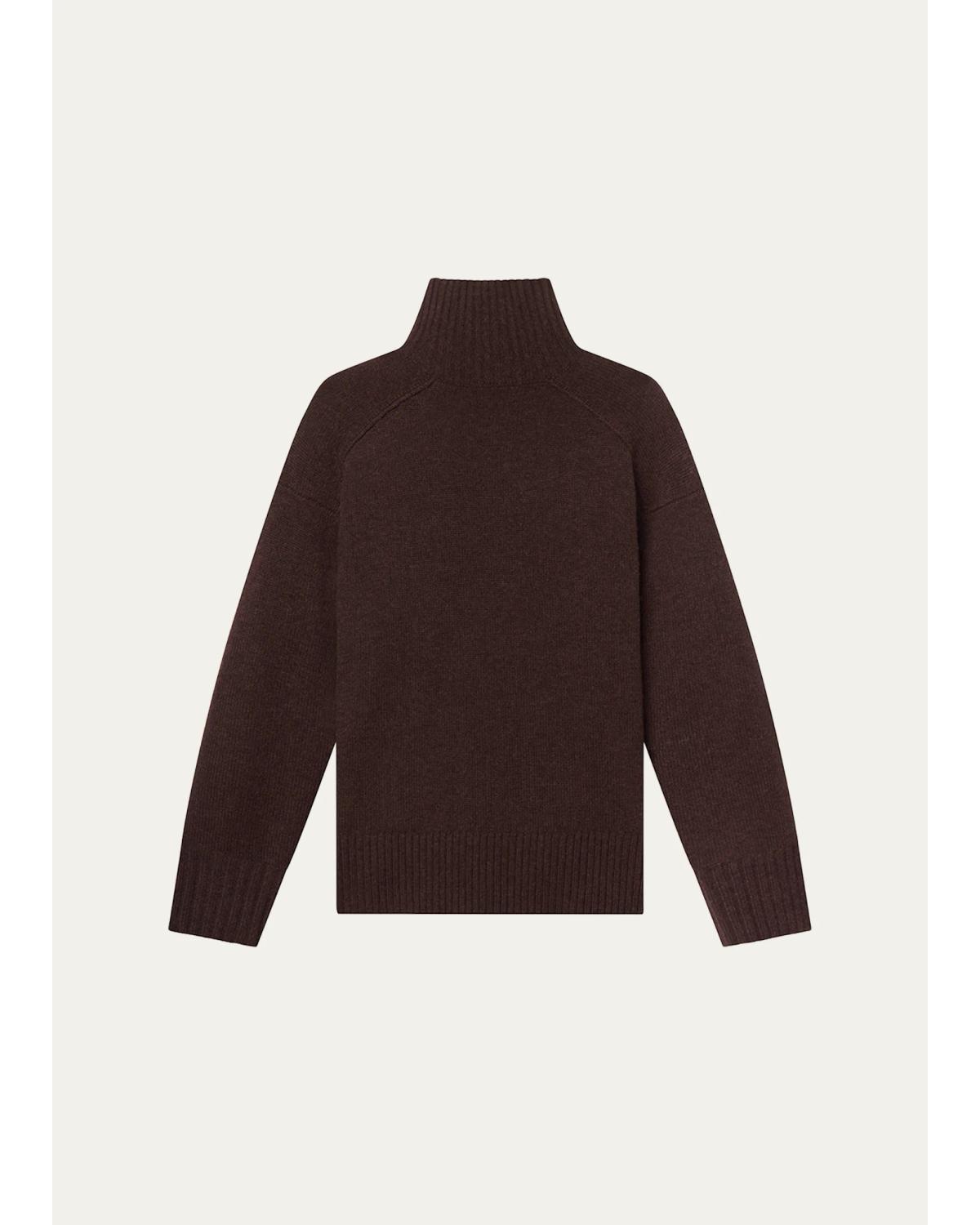 Archie Mock-Neck Cashmere Sweater