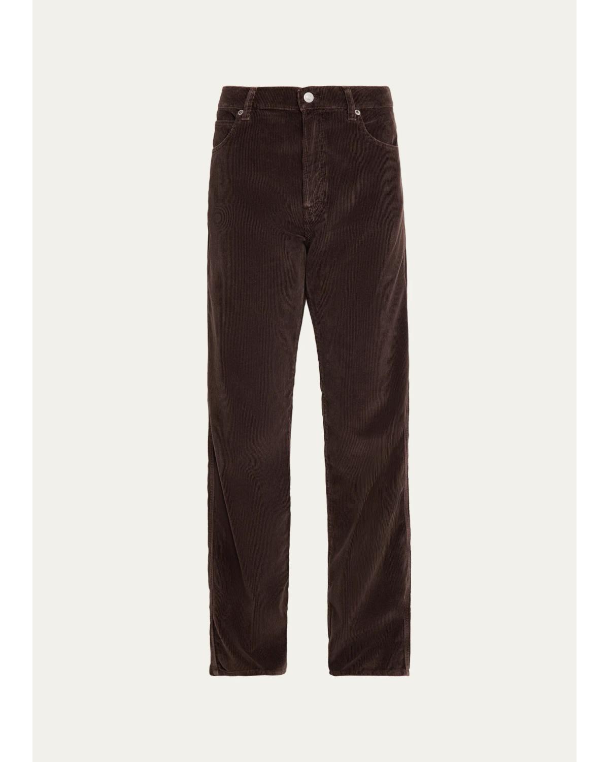 Weekender Mid-Rise Straight-Leg Corduroy Jeans