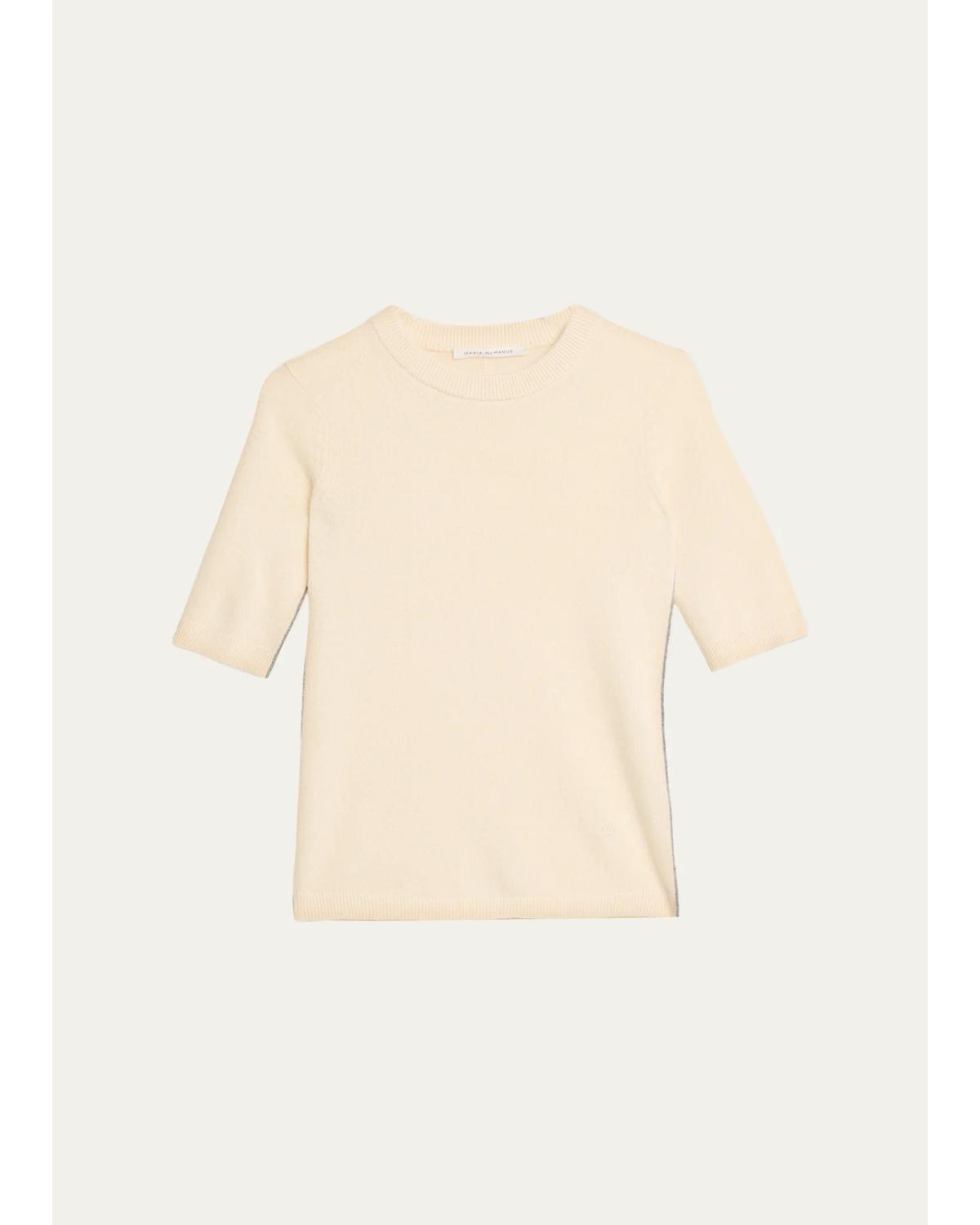 Mm Cashmere And Cotton Baby Tee