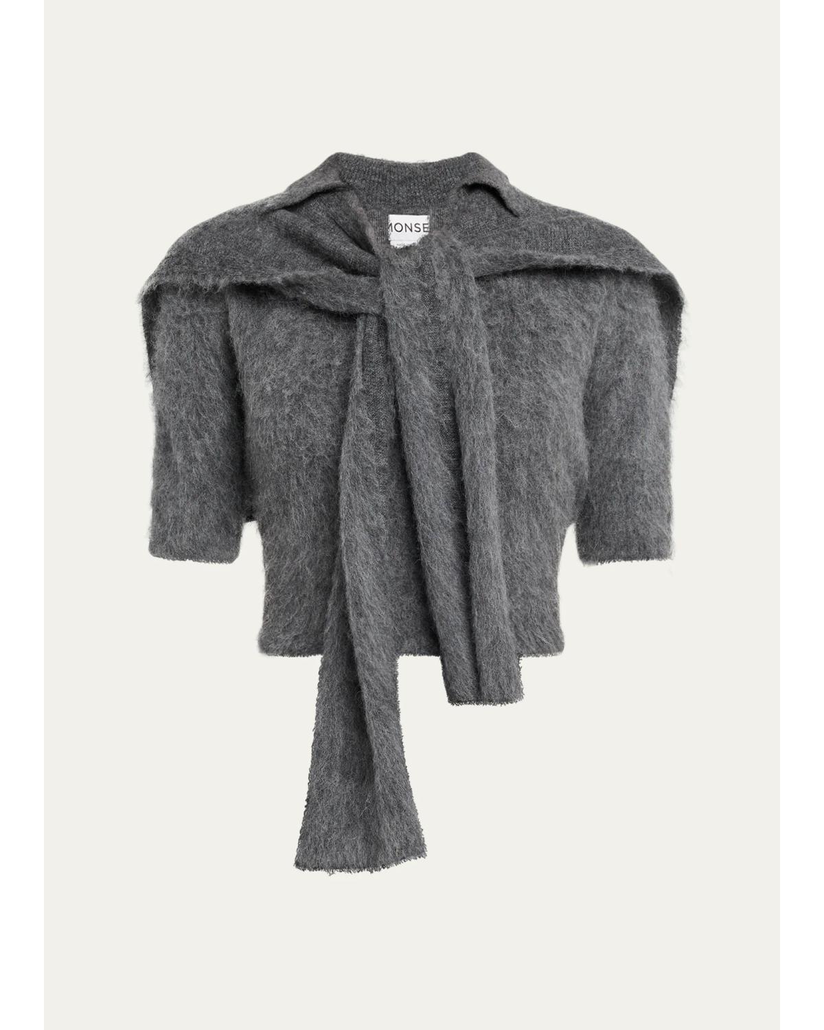 Cropped Polo Sweater